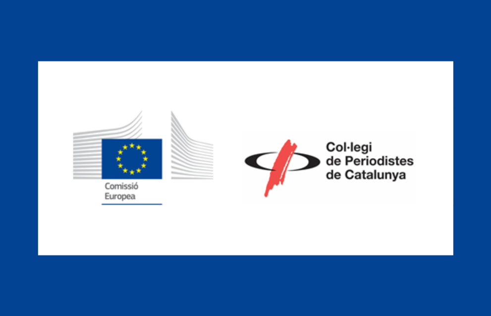 Col·legi de periodistes de Catalunya i la Comissió Europea 