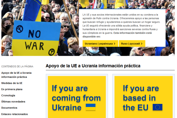 Solidaritat de la UE amb Ucraïna