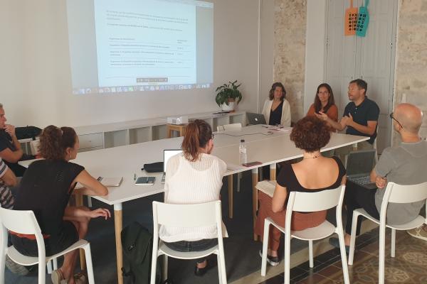 Sessió informativa del Kit Digital. Imatge cedida per l’Oficina Accelera Pyme ubicada a la Cambra de Comerç de Girona