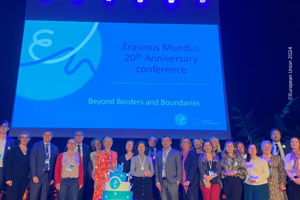 Premiats durant la gala de celebració dels 20 anys del programa Erasmus Mundus